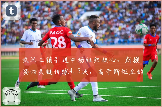 武汉三镇引进中场组织核心，新援场均关键传球4.5次，高于斯坦丘的3.9次